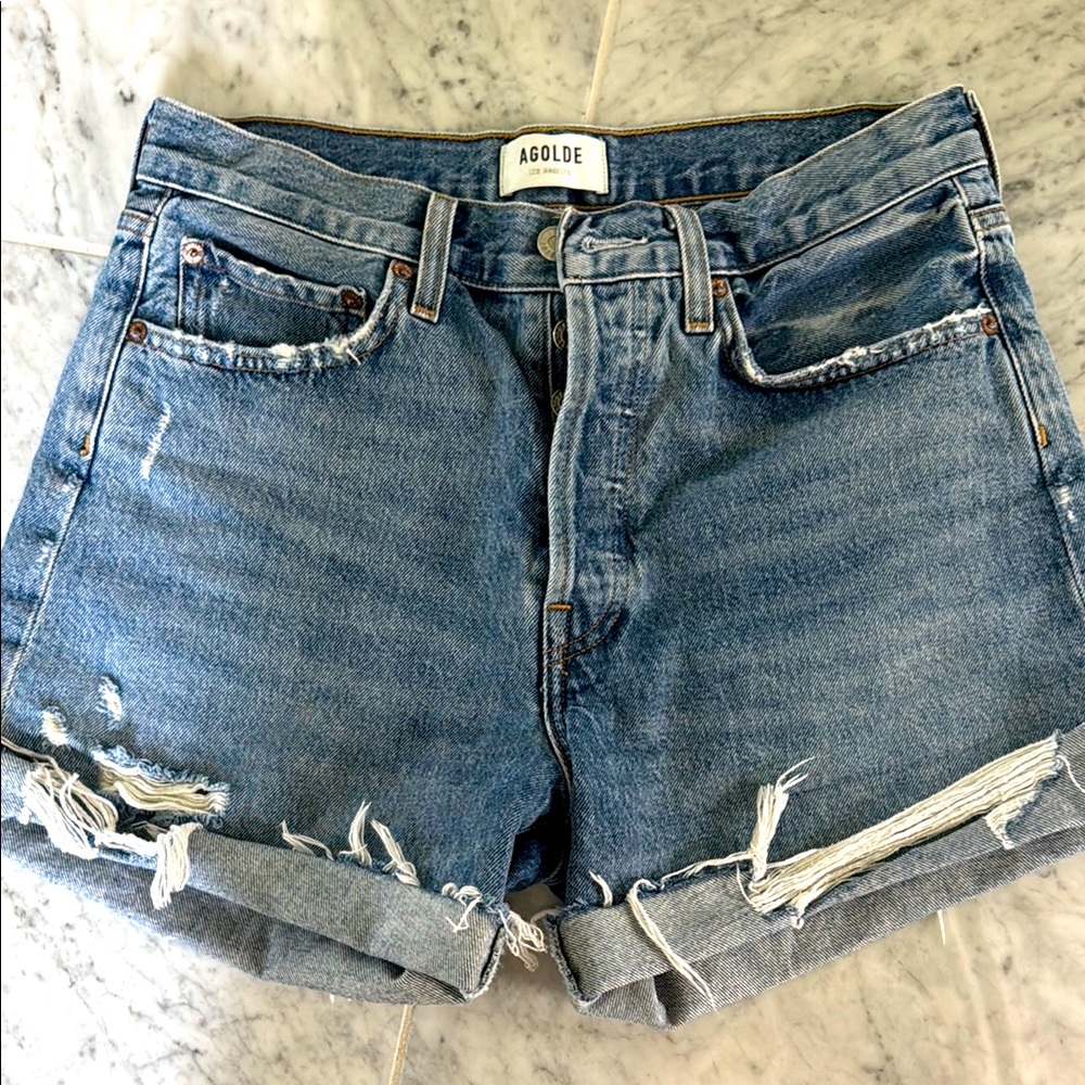 AGOLDE Parker long rolled cuff in Heatwave size 26